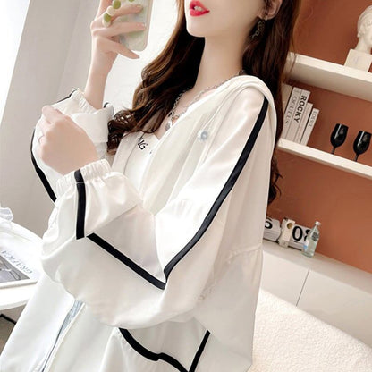 好感度満載 日焼け対策 ゆったり感アップ ジャケット ブルゾンins-3086