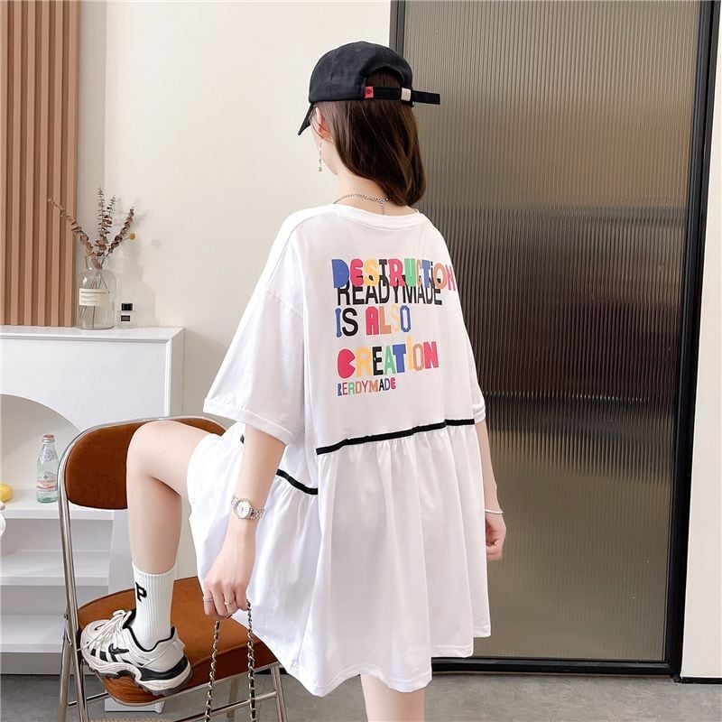おすすめ ! スウィート 韓国系  ゆったりTシャツ半袖 全3色 ins-4943