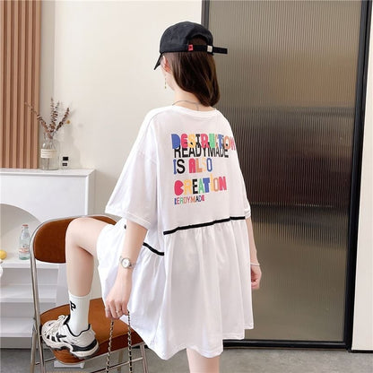 おすすめ ! スウィート 韓国系  ゆったりTシャツ半袖 全3色 ins-4943