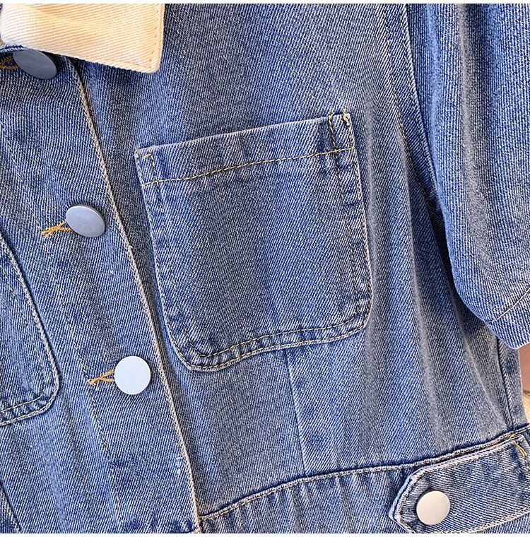 おすすめ シンプル スウィート デニム ワンピースins-8337