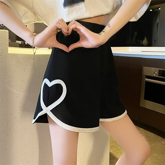 ゆったり感アップ カジュアル ハイウエスト パンツ ボトムスins-3563