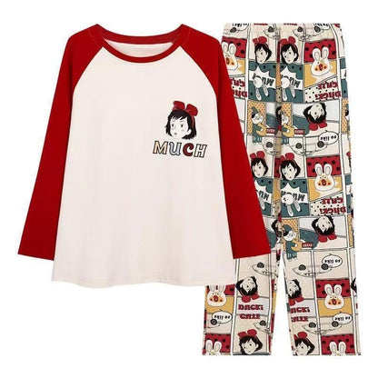 新商品 四季節兼用 トップス+パンツセット パジャマins-8016