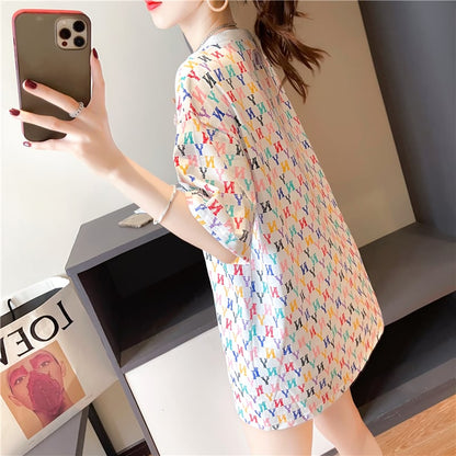 【半額！期間限定！！】新作 カジュアル プリント ラウンドネック  半袖Tシャツ カットソーins-8427