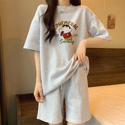 早い者勝ち  大好評 カジュアル キュート 半袖Ｔシャツⅹパンツセットins-6550