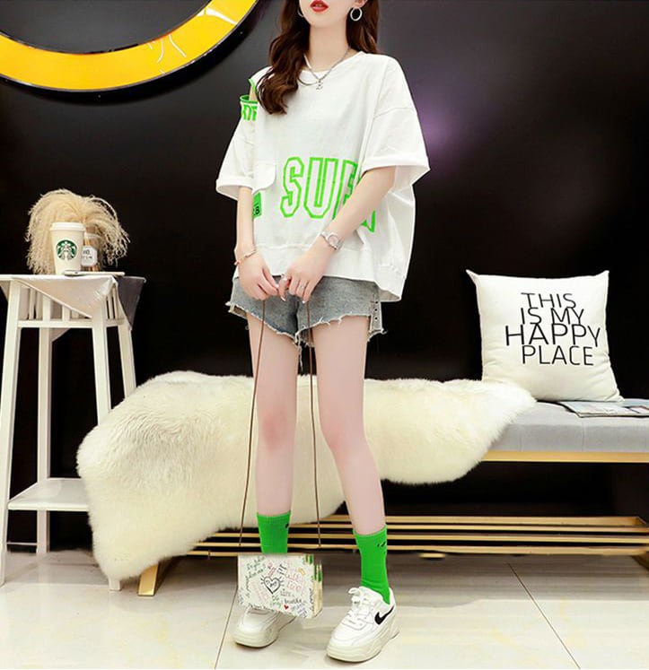今季マストバイ アバンギャルド プリント全3色 半袖Tシャツins-8167