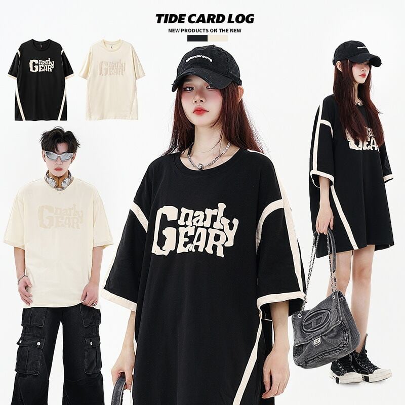 売り切れ必至　人気商品再入荷    個性派  上質 半袖Tシャツ  全2色 男女兼用ins-4907