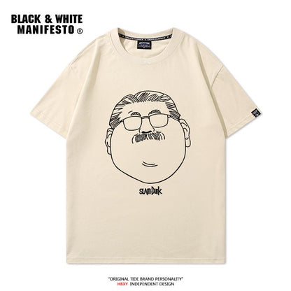 【人気ランキングNO.3】早い者勝ち　好感度UP おすすめ プリントロゴ　半袖 Tシャツ-A2356