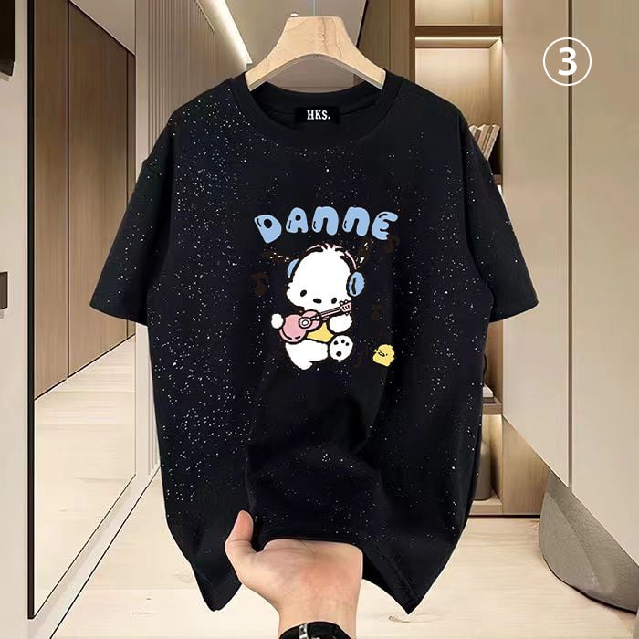 新商品 カジュアル プリント 選べるデザイン4種類 全2色 Tシャツ カットソーins-8585