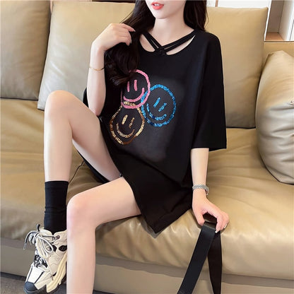 今季マストバイ  特別デザイン スウィート プリント 全2色 半袖Tシャツins-8538
