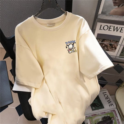 新商品 絶対欲しい 上質 キュート プリント 7色選択 半袖Tシャツins-8625