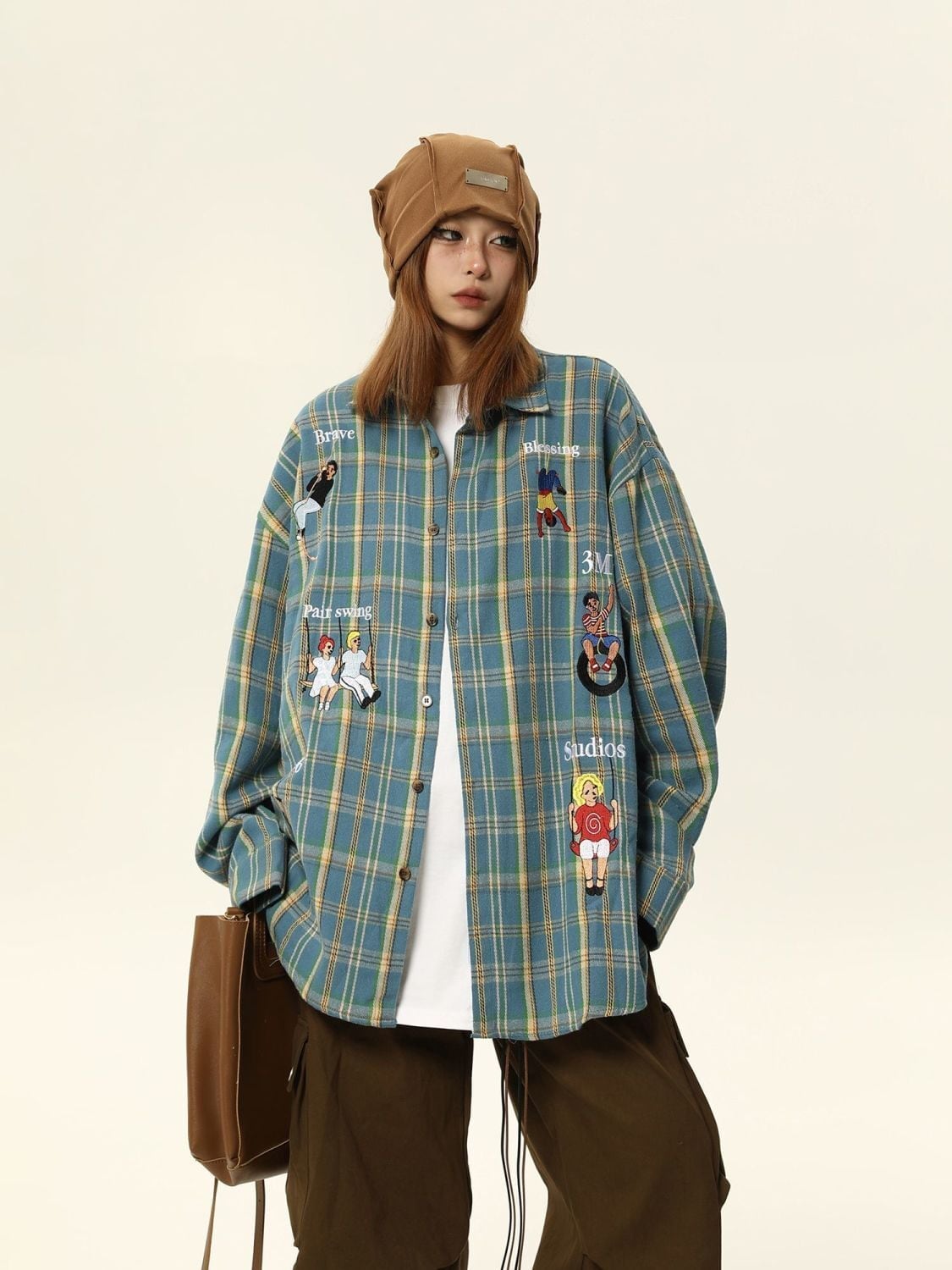 大活躍  ファッション 個性派 シャツins-6520