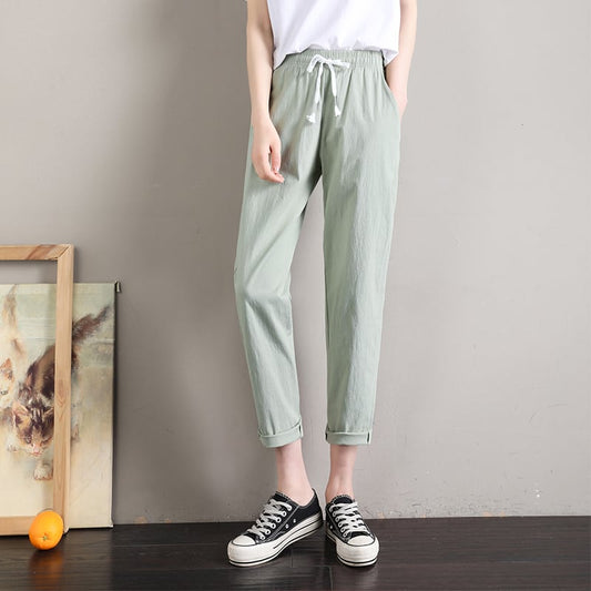 定番シンプル ファッション ゆったりパンツins-6541