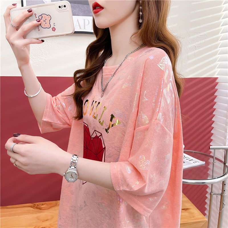 話題沸騰中  個性派 ファッション プリント 全3色 半袖Tシャツins-8508