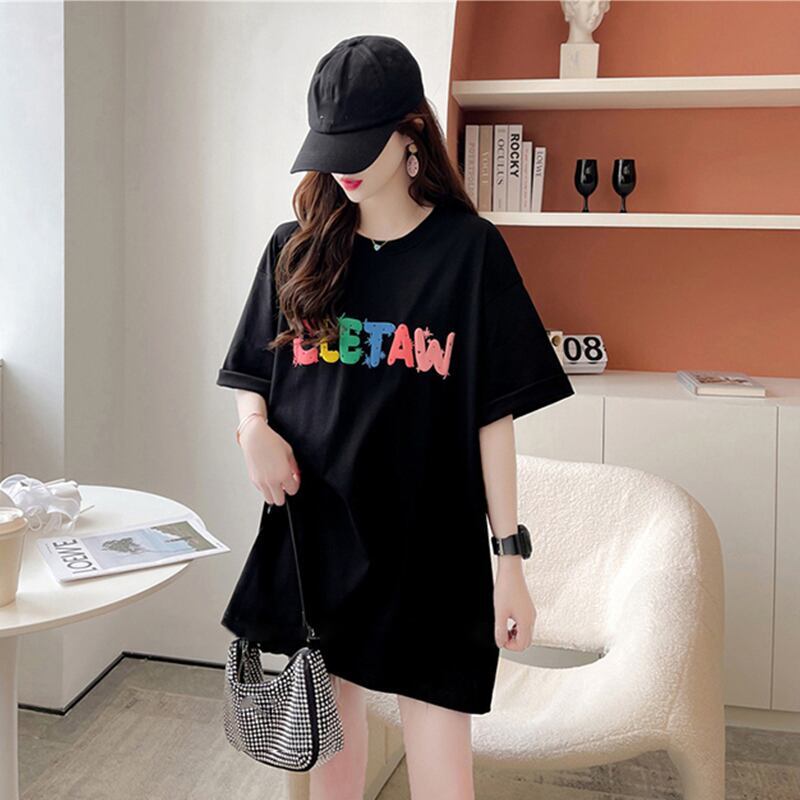 オシャレ度満点 一目惚れ アルファベット Tシャツ カットソーins-3071