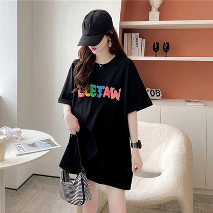 オシャレ度満点 一目惚れ アルファベット Tシャツ カットソーins-3071