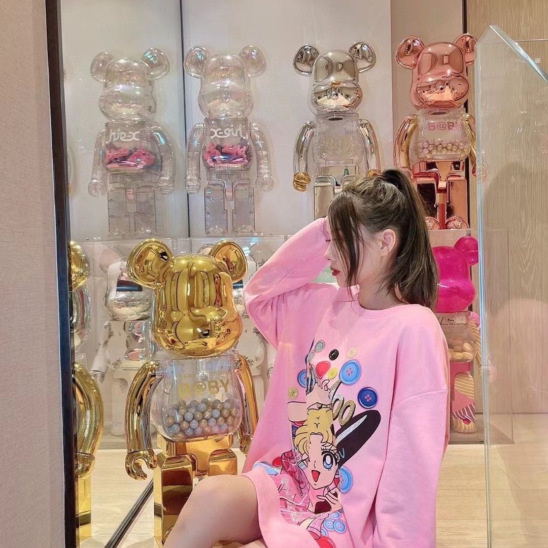 好感度UP  ファッション キュート ルーズ スウェット ins-6387