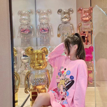 好感度UP  ファッション キュート ルーズ スウェット ins-6387