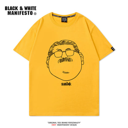 【人気ランキングNO.3】早い者勝ち　好感度UP おすすめ プリントロゴ　半袖 Tシャツ-A2356